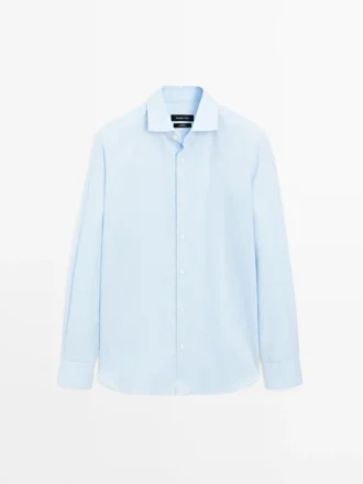 Chemise rayée coupe ajustée