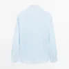 Chemise rayée coupe ajustée Chemise rayée coupe ajustée