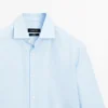 Chemise rayée coupe ajustée Chemise rayée coupe ajustée