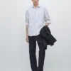 Chemise rayée coupe classique Chemise rayée coupe classique