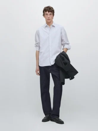 Chemise rayée coupe classique