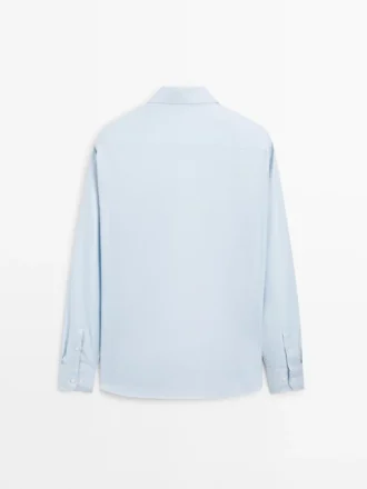 Chemise slim fit 100 % coton Oxford