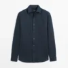 Chemise slim fit 100 % lin