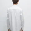 Chemise slim fit en mélange de coton stretch