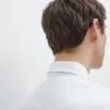 Chemise slim fit en mélange de coton stretch