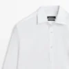 Chemise slim fit en mélange de coton stretch