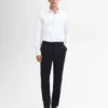 Chemise slim fit en popeline 100 % coton Chemise slim fit en popeline 100 % coton