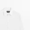 Chemise slim fit en popeline 100 % coton Chemise slim fit en popeline 100 % coton