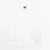 Chemise slim fit en sergé 100 % coton Chemise slim fit en sergé 100 % coton