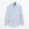 Chemise slim à micro-rayures Chemise slim à micro-rayures