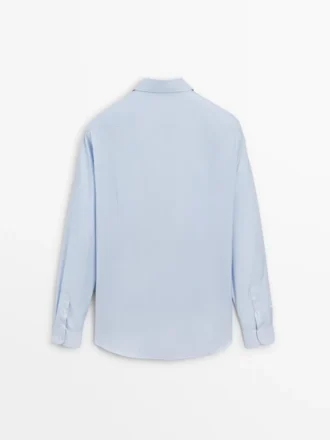 Chemise slim à micro-rayures