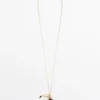 Collier à chaîne avec pendentif en verre en forme de citron Collier à chaîne avec pendentif en verre en forme de citron