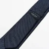 Cravate texturée 100 % soie