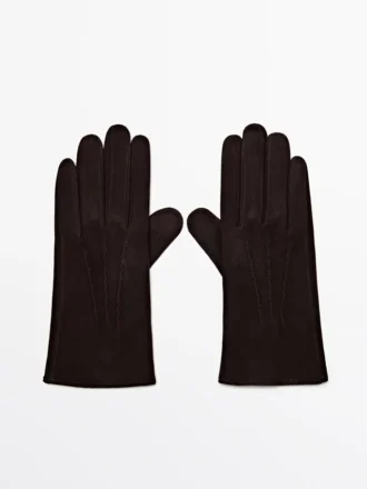 Gants en cuir suédé Gants en cuir suédé