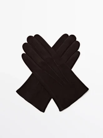 Gants en cuir suédé Gants en cuir suédé