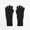 Gants en tricot mélangé laine Gants en tricot mélangé laine