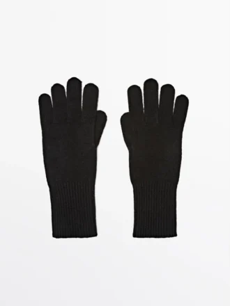 Gants en tricot mélangé laine Gants en tricot mélangé laine