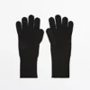 Gants en tricot mélangé laine Gants en tricot mélangé laine