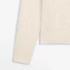 Gilet en laine à mailles torsadées Gilet en laine à mailles torsadées