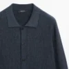 Gilet en maille côtelée à boutons Gilet en maille côtelée à boutons
