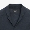 Gilet en maille mélangée de laine avec col à revers Gilet en maille mélangée de laine avec col à revers