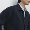 Gilets 100 % coton tricotés avec cols Polos Gilets 100 % coton tricotés avec cols Polos