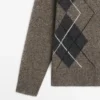 Gilets en maille argyle de laine Gilets en maille argyle de laine