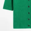 Gilets en maille à manches courtes en coton mélangé Gilets en maille à manches courtes en coton mélangé