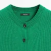 Gilets en maille à manches courtes en coton mélangé Gilets en maille à manches courtes en coton mélangé