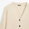 Gilets en tricot d&rsquo;alpaga et de laine à col en V