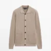 Gilets en tricot de coton Gilets en tricot de coton
