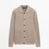 Gilets en tricot de coton Gilets en tricot de coton