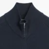 Gilets en tricot de coton zippés Gilets en tricot de coton zippés