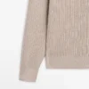Gilets en tricot de coton zippés Gilets en tricot de coton zippés