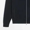 Gilets en tricot mélangé coton avec fermeture à glissière Gilets en tricot mélangé coton avec fermeture à glissière