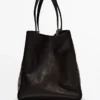 Grand sac cabas Icon en cuir nappa