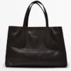 Grand sac cabas Icon en cuir nappa