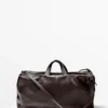Grand sac de voyage en cuir nappa Grand sac de voyage en cuir nappa