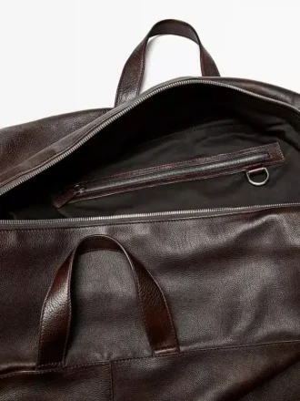 Grand sac de voyage en cuir nappa