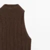 Haut dos nu en coton mélangé Haut dos nu en coton mélangé