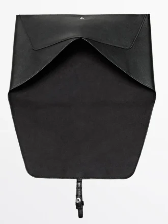 Housse pour ordinateur portable en cuir de vachette avec finition Nappa
