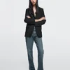 Jean bootcut taille haute