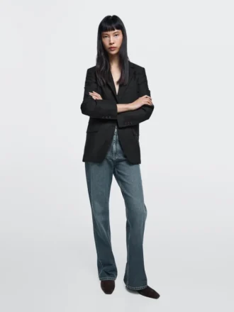Jean bootcut taille haute