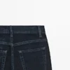 Jean bootcut taille haute floqué