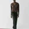 Pull en maille mélangée soie et laine Pull en maille mélangée soie et laine