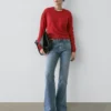 Jean coupe skinny évasée Jean coupe skinny évasée