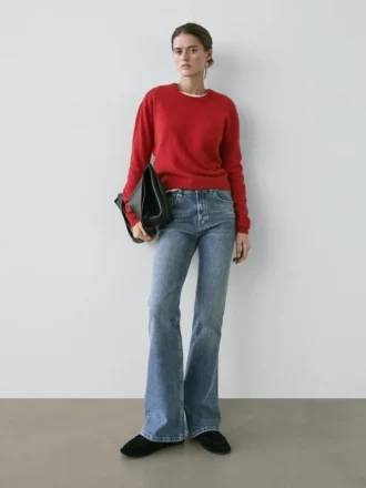Jean coupe skinny évasée