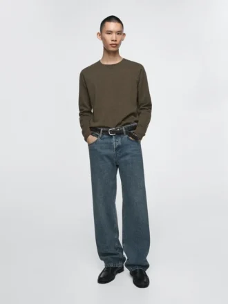 Jean à jambes larges