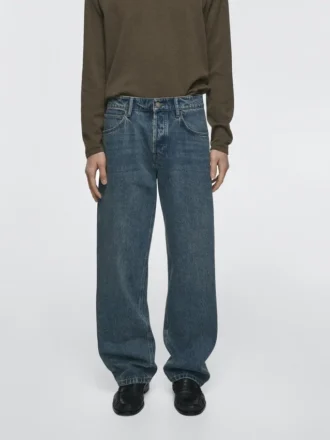 Jean à jambes larges