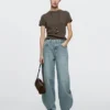Jean taille haute coupe Barrel Jean taille haute coupe Barrel